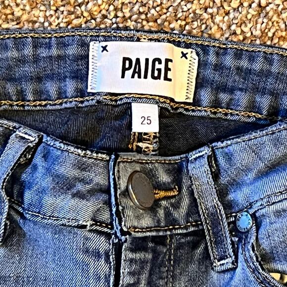 Paige Jeans Verdugo Ankle Skinny Light Wash.  Size 25 - Picture 3 of 7